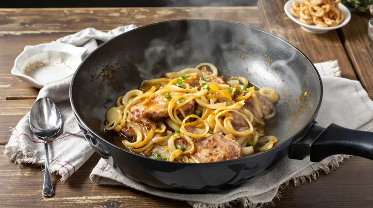 Petits morceaux ultra tendres, parfum sucré-salé : le bœuf aux oignons express qui fait voyager votre Nouvel An chinois