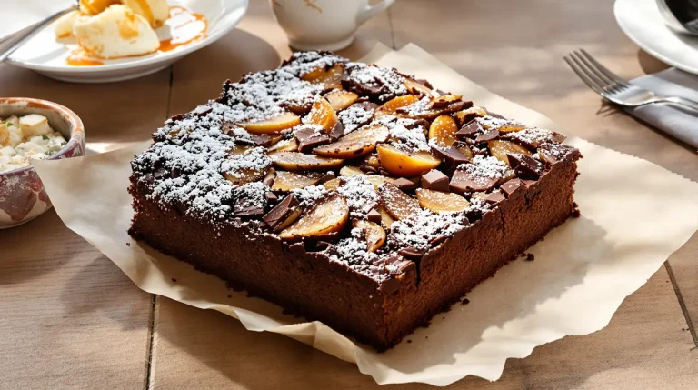 Plus fondant qu’un cake : ce dessert poire-chocolat risque bien de vous rendre accro !