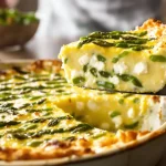 Asperges et chèvre frais dans un appareil sans pâte : la proportion exacte qui change tout