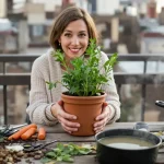 Cette plante remplace les cubes de bouillon en cuisine et se plante en pot à cette période précise