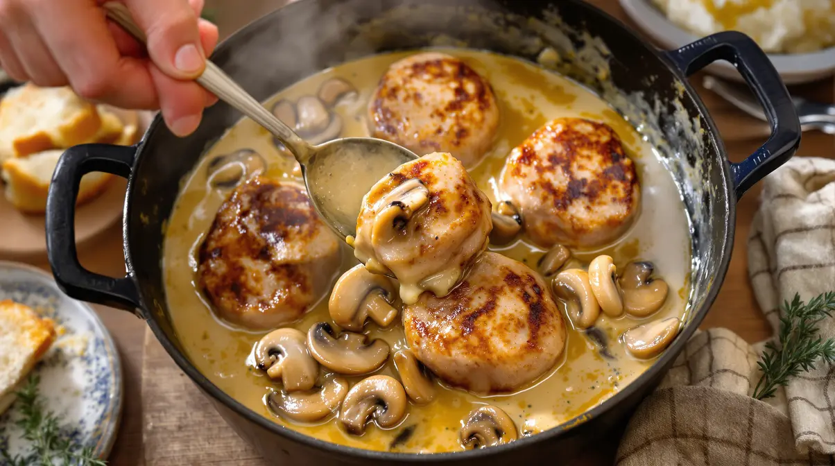 Filet mignon aux champignons et moutarde : j’ai testé ce plat fondant et crémeux, prêt en 30 minutes Filet mignon aux champignons et moutarde : j’ai testé ce plat fondant et crémeux, prêt en 30 minutes