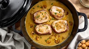 Filet mignon aux champignons et moutarde : un plat fondant, ultra crémeux, familial et prêt en 30 minutes