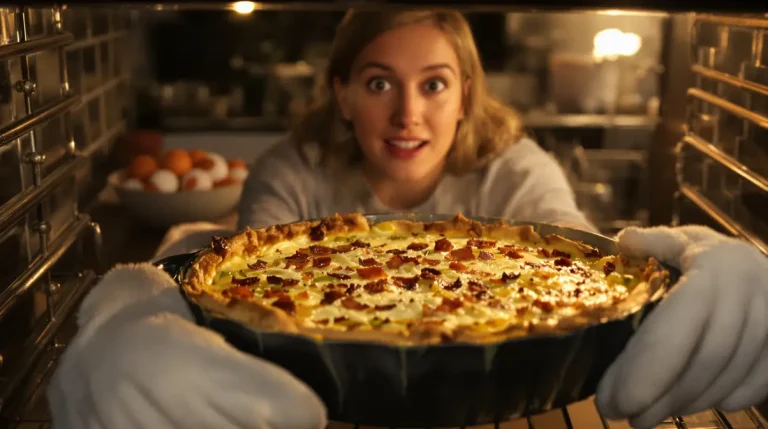 Ma quiche sans pâte simple et rapide en 5 étapes, aux poireaux et lardons, prête sans effort Ma quiche sans pâte simple et rapide en 5 étapes, aux poireaux et lardons, prête sans effort