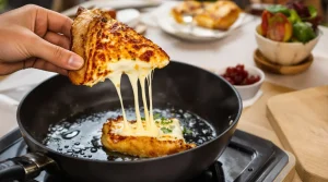 Mozzarella in carrozza : le croque-monsieur italien ultra croustillant et fondant à cœur
