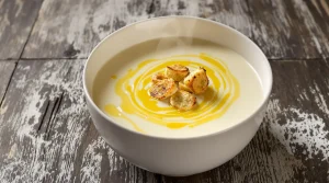 « Une de mes soupes préférées » : mon velouté blanc fondant, ultra goûteux et vraiment bon pour la santé