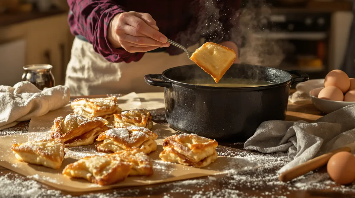Une grand-mère alsacienne partage sa recette culte de beignets du carnaval, dorés, moelleux et croustillants Une grand-mère alsacienne partage sa recette culte de beignets du carnaval, dorés, moelleux et croustillants
